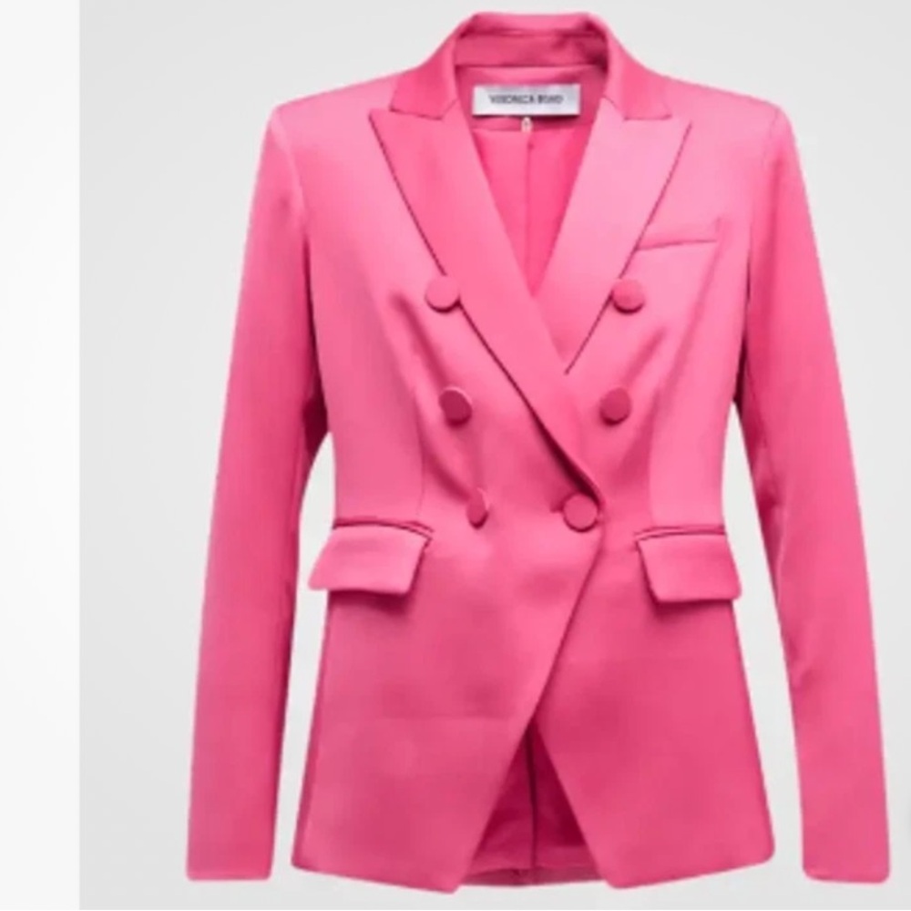 Veronica beard Miller Dickey Jacket hibiscus 6